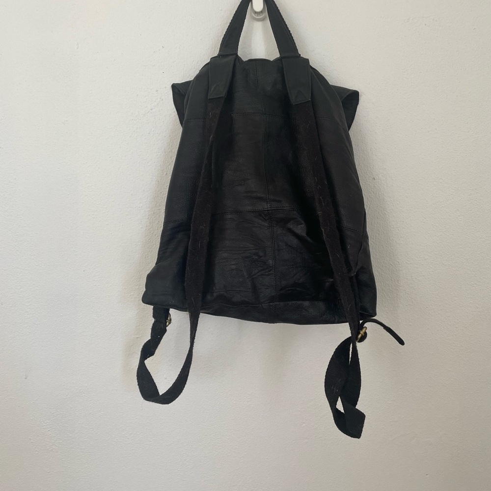 ASOS Leather Backpack - Picture 2 of 5